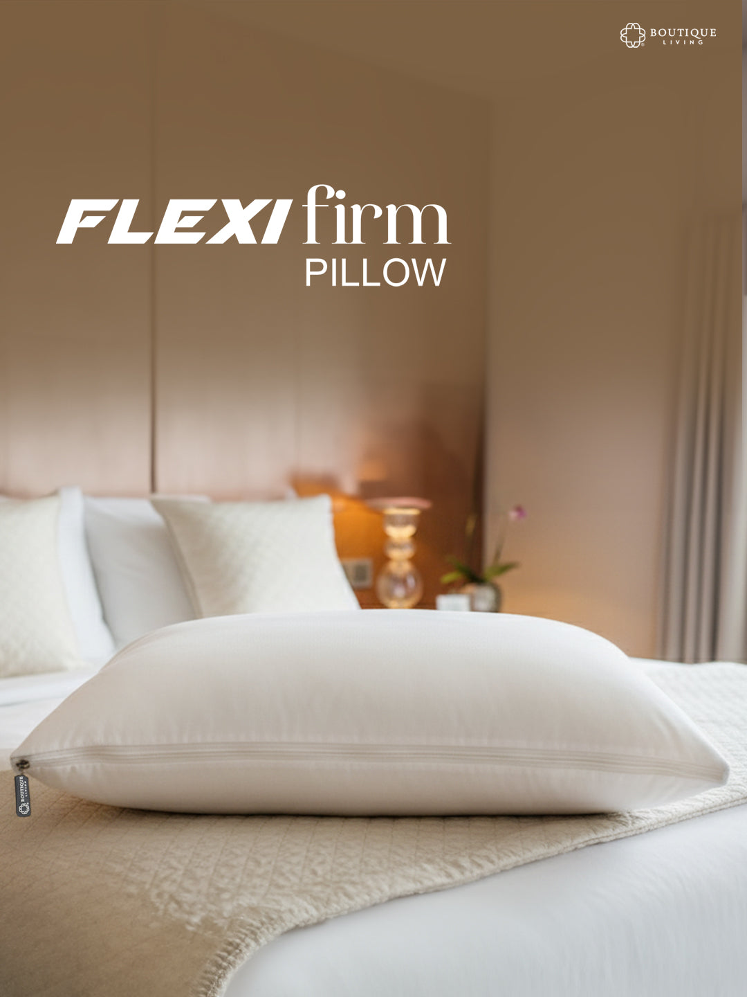 Flexi Firm Adjustable Comfort & Support Pillow - Pack of 1 (69 L cm x 43 W cm)