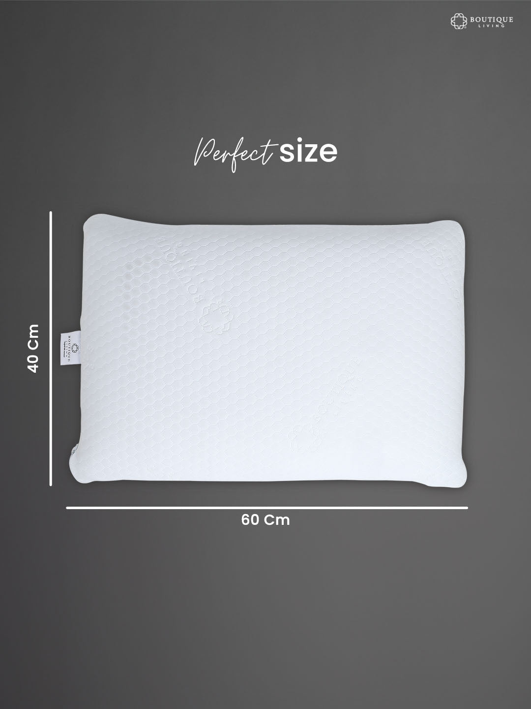 Adjustable Memory Foam Ergonomic Support Pillow - Pack of 1 (60 L cm x 40 W cm)