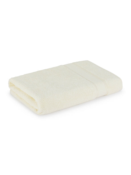 Luxe Loom 100% Cotton 550 GSM Bath Towel - Vanilla Ice (Cream)