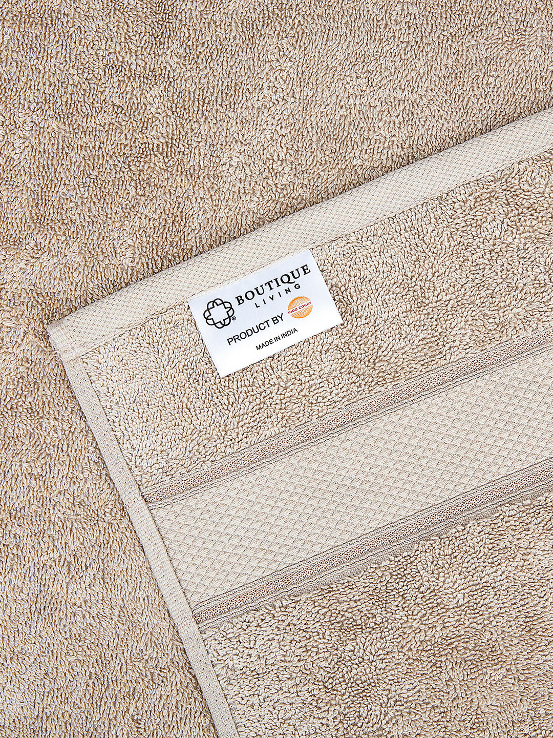 Luxe Loom 100% Cotton 550 GSM Bath Towel - Pearled Grey