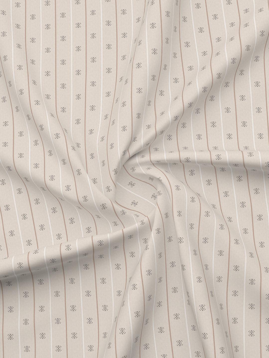 Gardenia Augusta 100% Cotton 300 TC Grey Digitally Printed Super King Bedsheet with 2 Pillow Covers