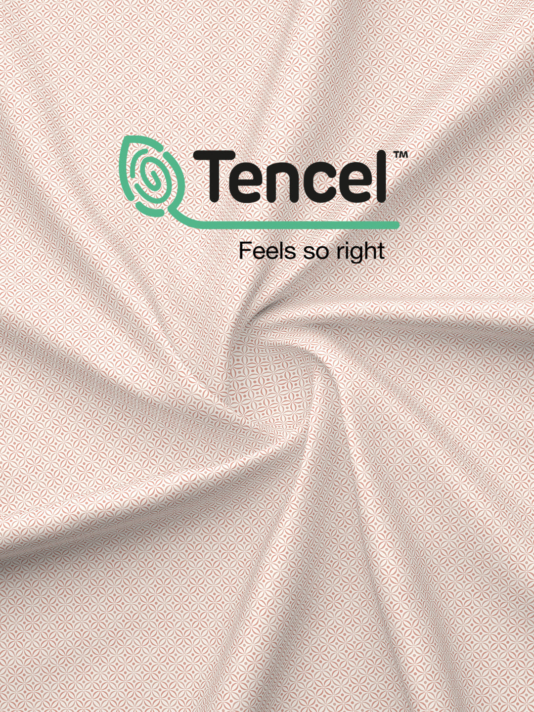 Zen Living TENCEL™ 250 TC Pink & Grey Printed Reversible Single Size Dohar (90 L x 60 W inches)