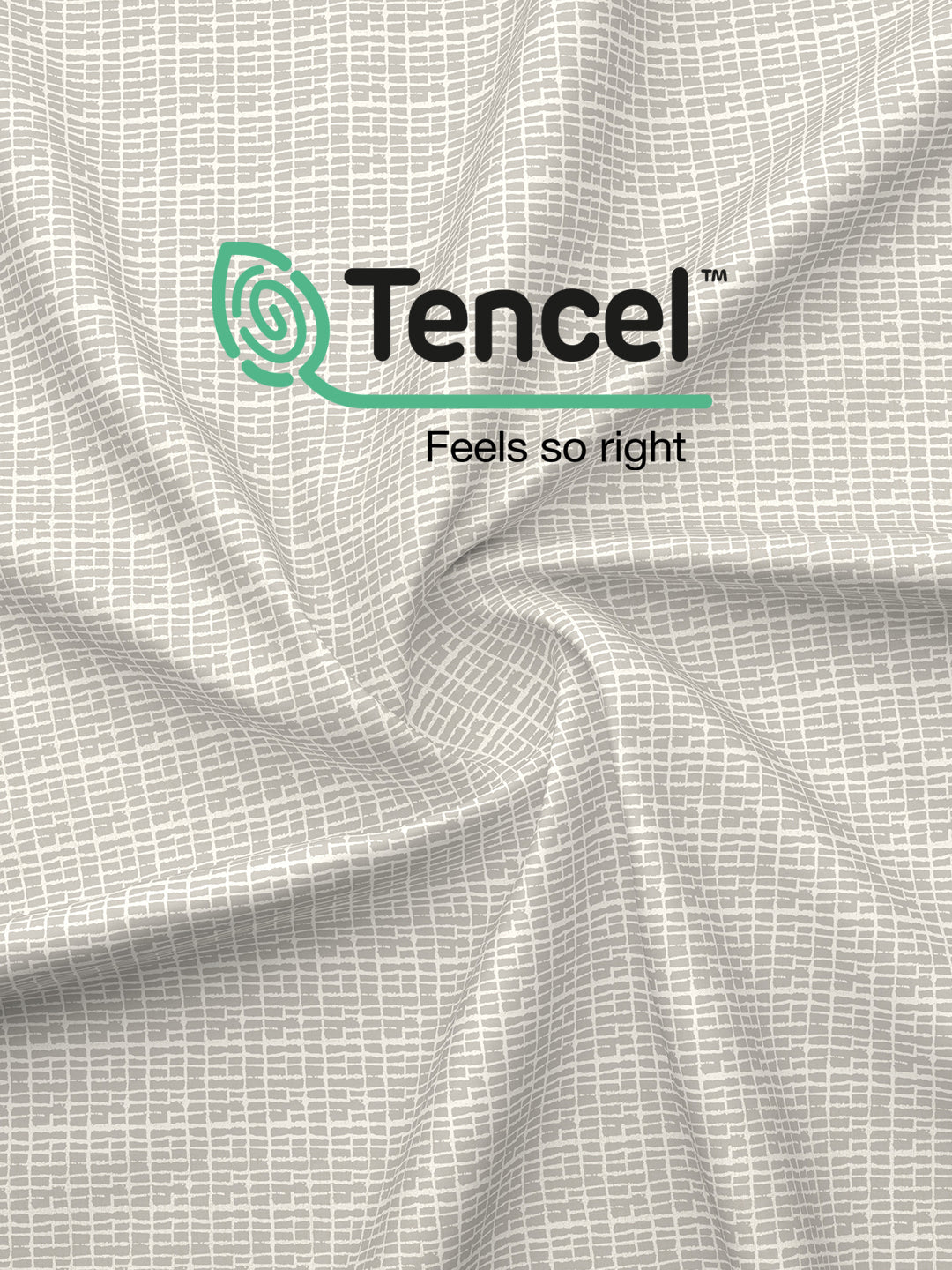 Zen Living TENCEL™ 250 TC Grey Printed Reversible Single Size Dohar (90 L x 60 W inches)