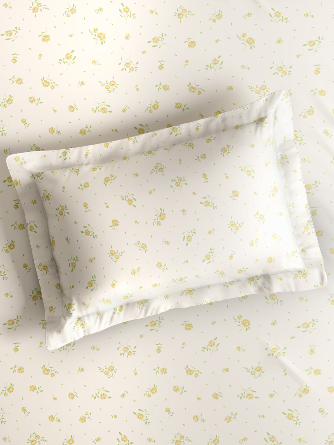 Nature Bouquet 100% Cotton 300 TC King Bedsheet with 2 Pillow Covers | Floral Fragrance Bedsheet Set