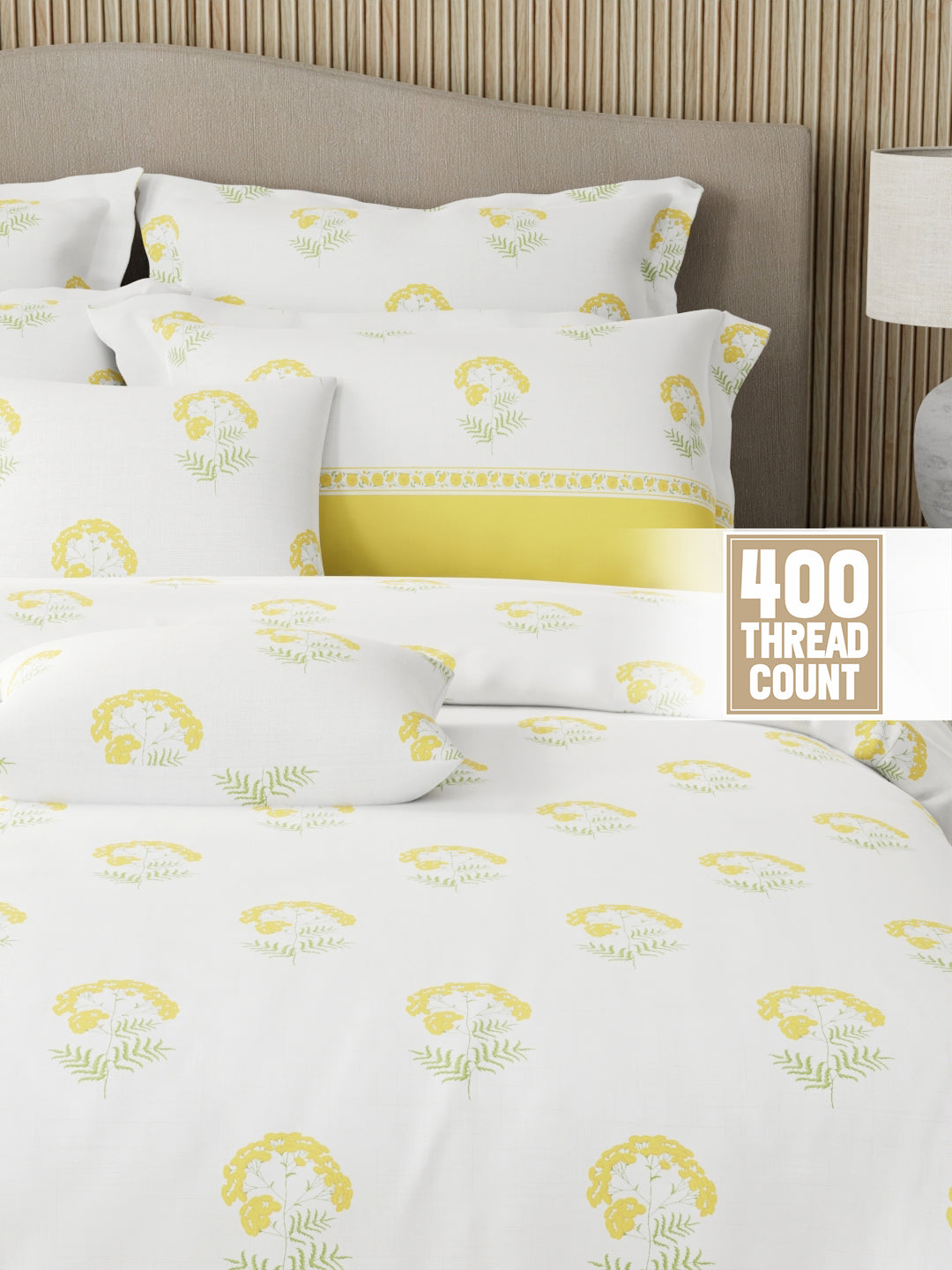 Comfortable king-size cotton bedsheet set