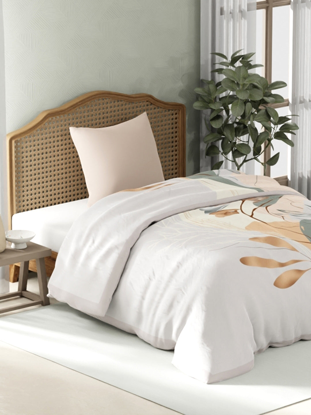 Valatia 700 GSM Multicolor Floral Print 2 Ply Single Premium Mink Blanket (Size - 1.60 m x 2.20 m)