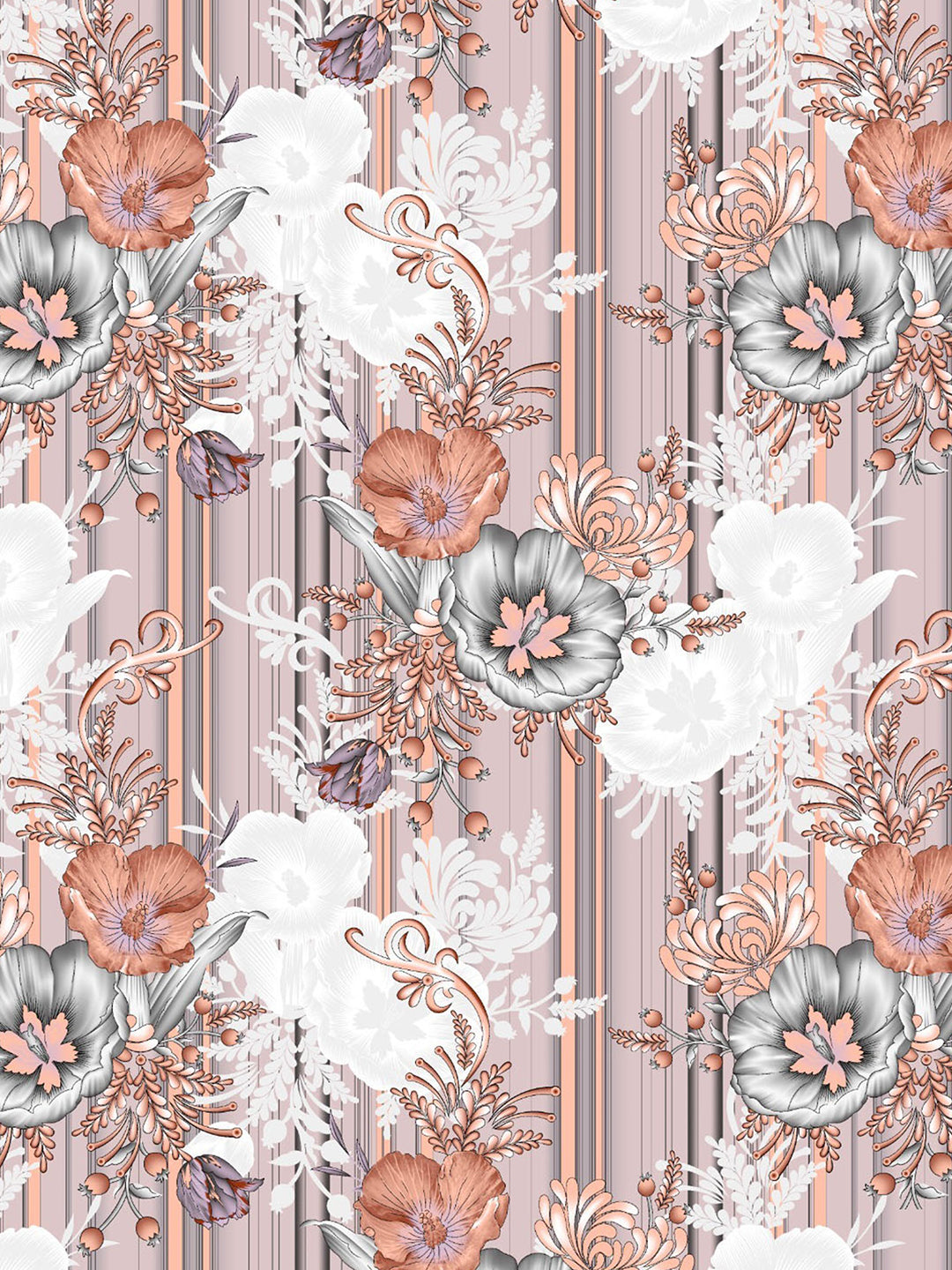 Valatia 700 GSM Multicolor Floral Print 2 Ply Single Premium Mink Blanket (Size - 1.60 m x 2.20 m)