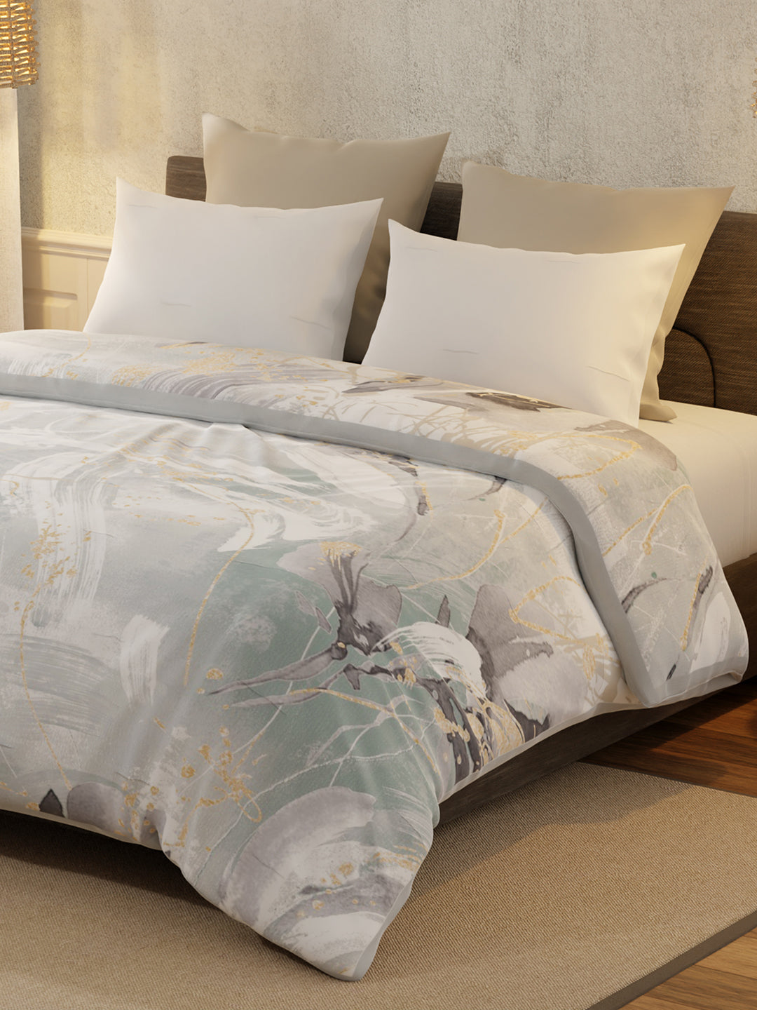 Gardenia Augusta 725 GSM Printed 2 Ply Double Premium Mink Blanket (Size - 2.20 m x 2.40 m)
