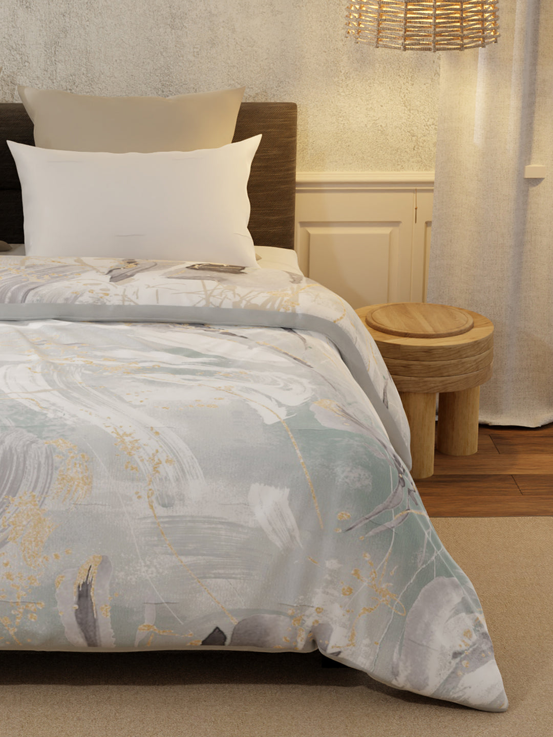 Gardenia Augusta 725 GSM Printed 2 Ply Double Premium Mink Blanket (Size - 2.20 m x 2.40 m)