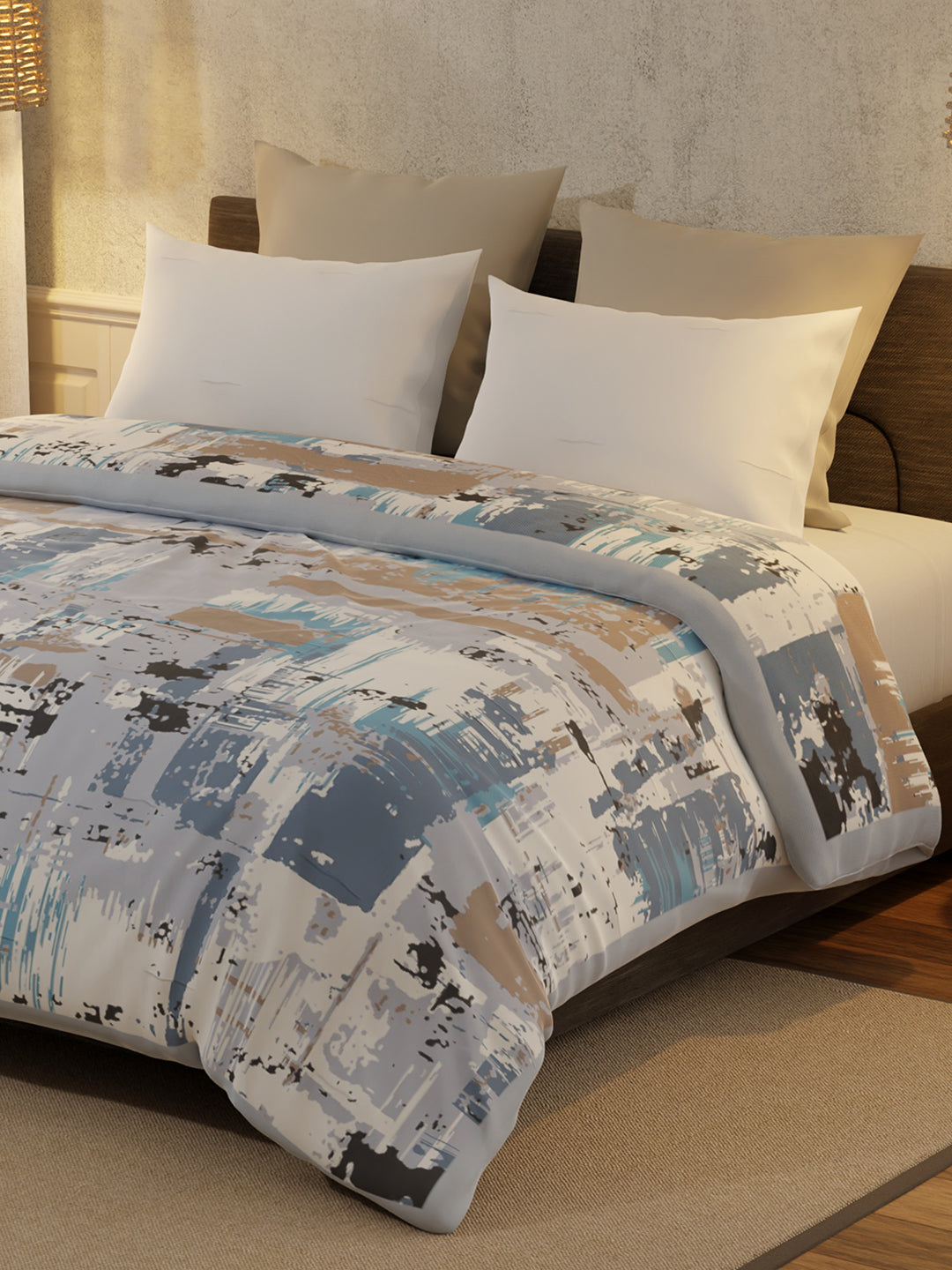 Gardenia Augusta 725 GSM Printed 2 Ply Double Premium Mink Blanket (Size - 2.20 m x 2.40 m)