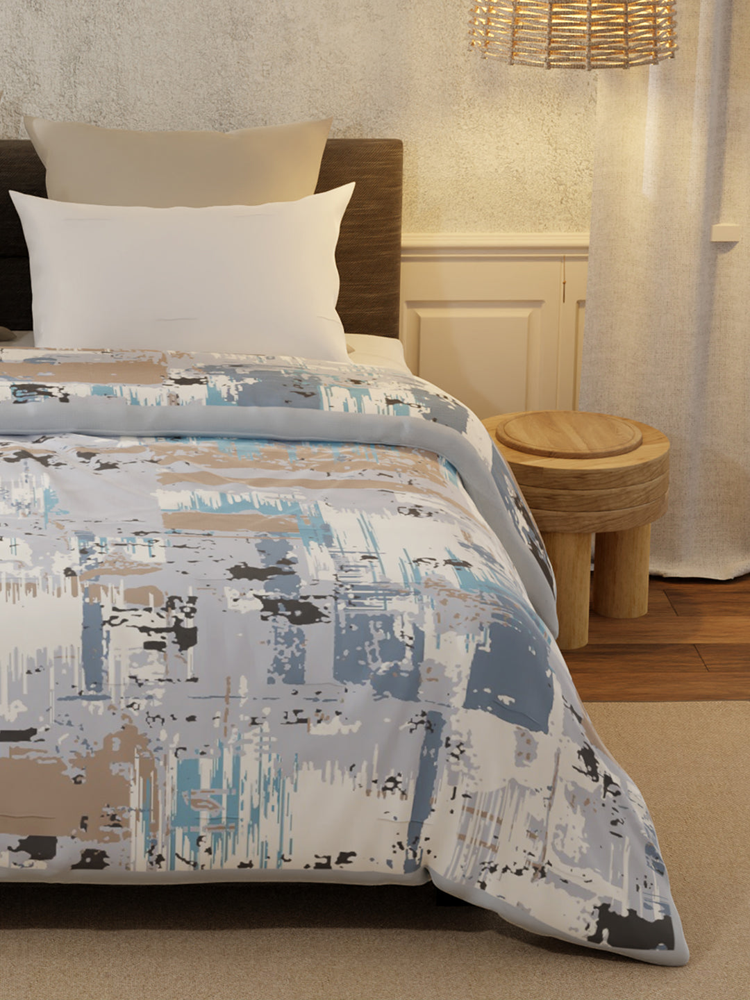 Gardenia Augusta 725 GSM Printed 2 Ply Double Premium Mink Blanket (Size - 2.20 m x 2.40 m)