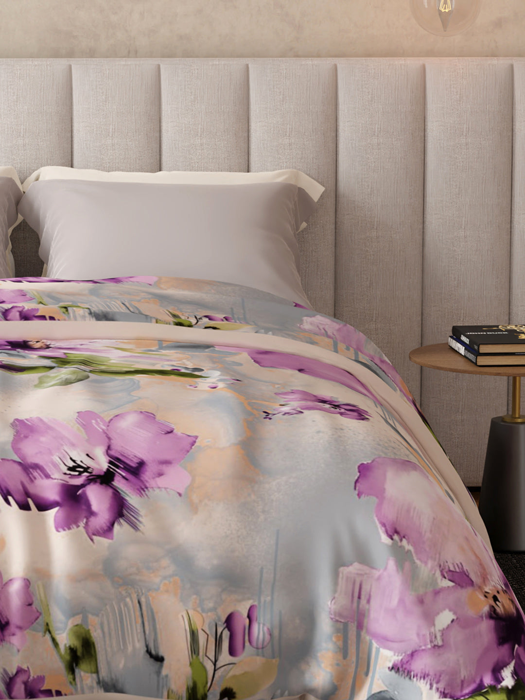 Luxe Loom 800 GSM Multicolor Floral Print 2 Ply Double Premium Mink Blanket (Size - 2.20 m x 2.40 m)