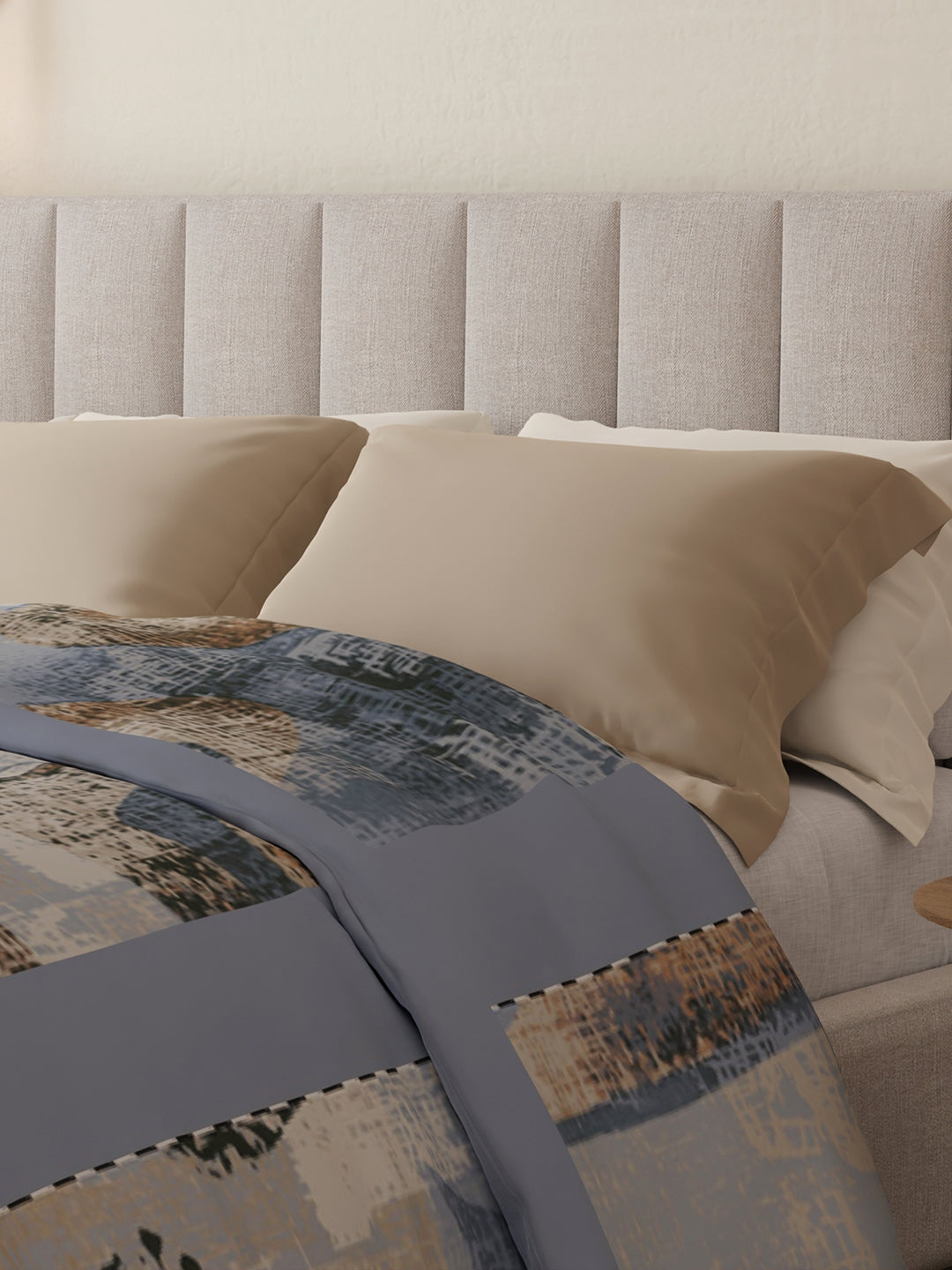 Platinum Pulse 1000 GSM Blue Printed 3 Ply Double Premium Mink Blanket (Size - 2.20 m x 2.40 m)