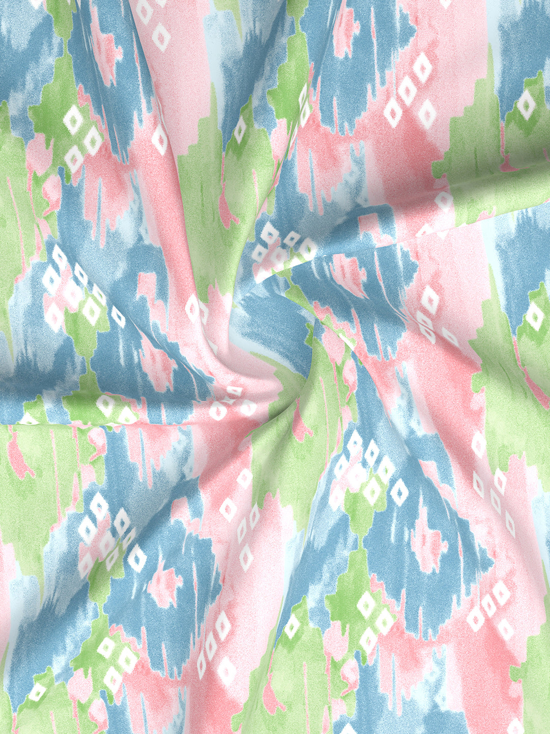 Embrace 100% Cotton 152 TC Multicolor Geometrical Print Double Bedsheet with 2 Pillow Covers