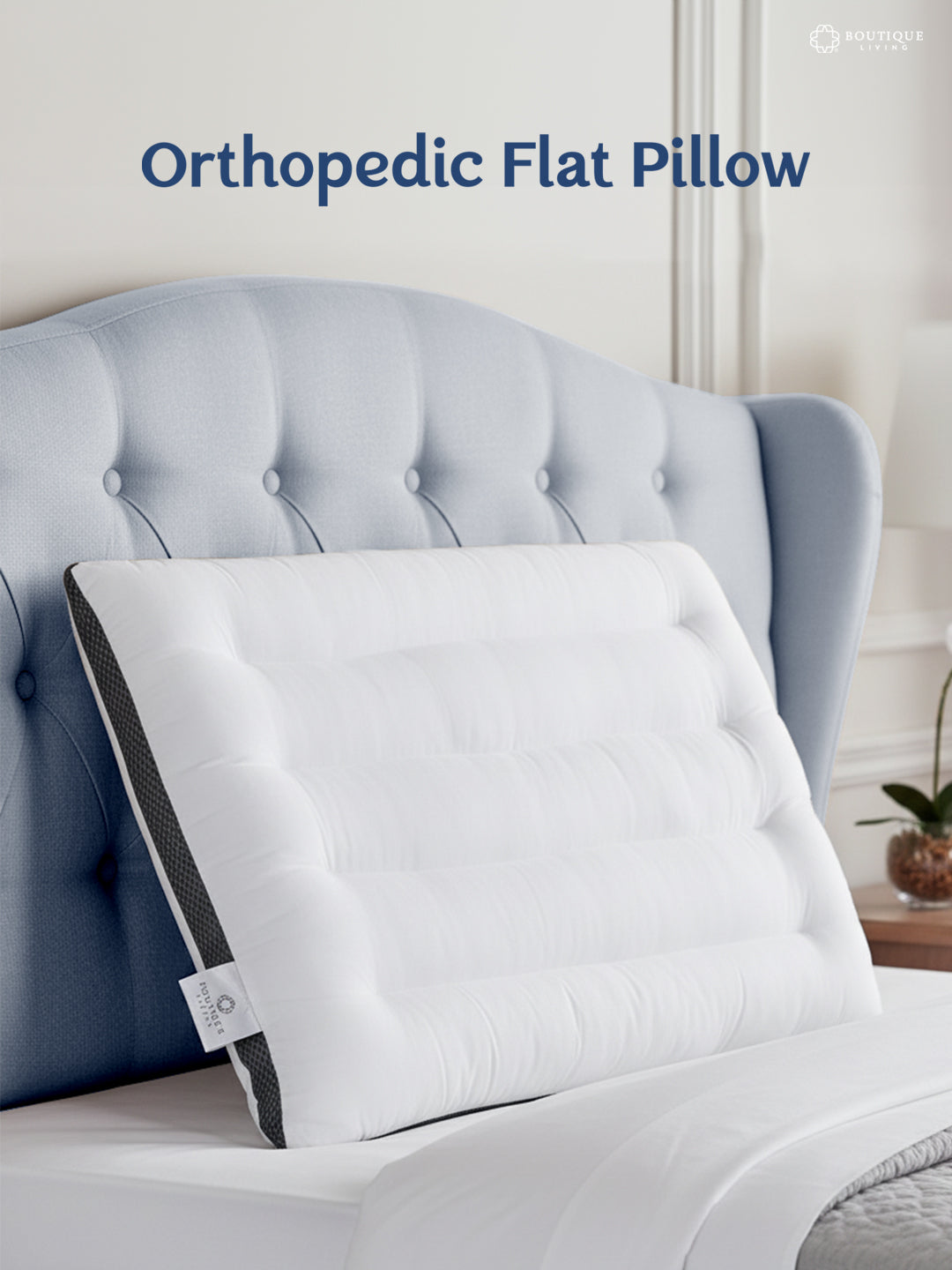 Premium Neck Care Pillow - Pack of 1 (69 L cm x 43 W cm)