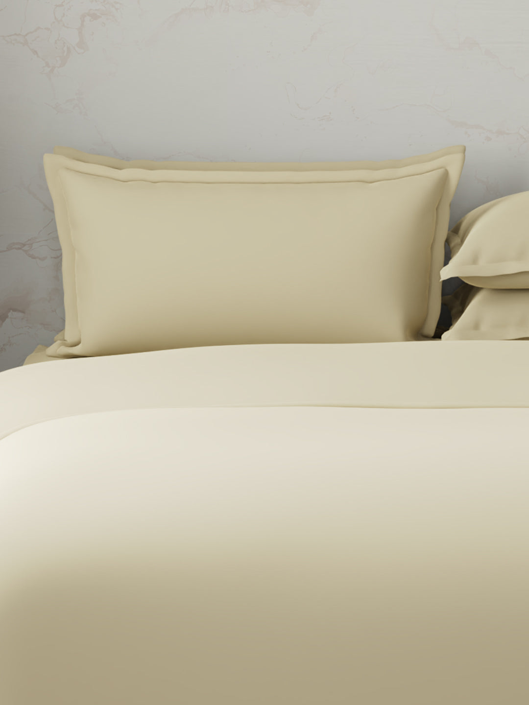 100% Cotton 300 TC, King Size Dyed Bedsheet with 1 Duvet Cover and 4 Pillow Covers, Emblem Collection - Mojave Desert