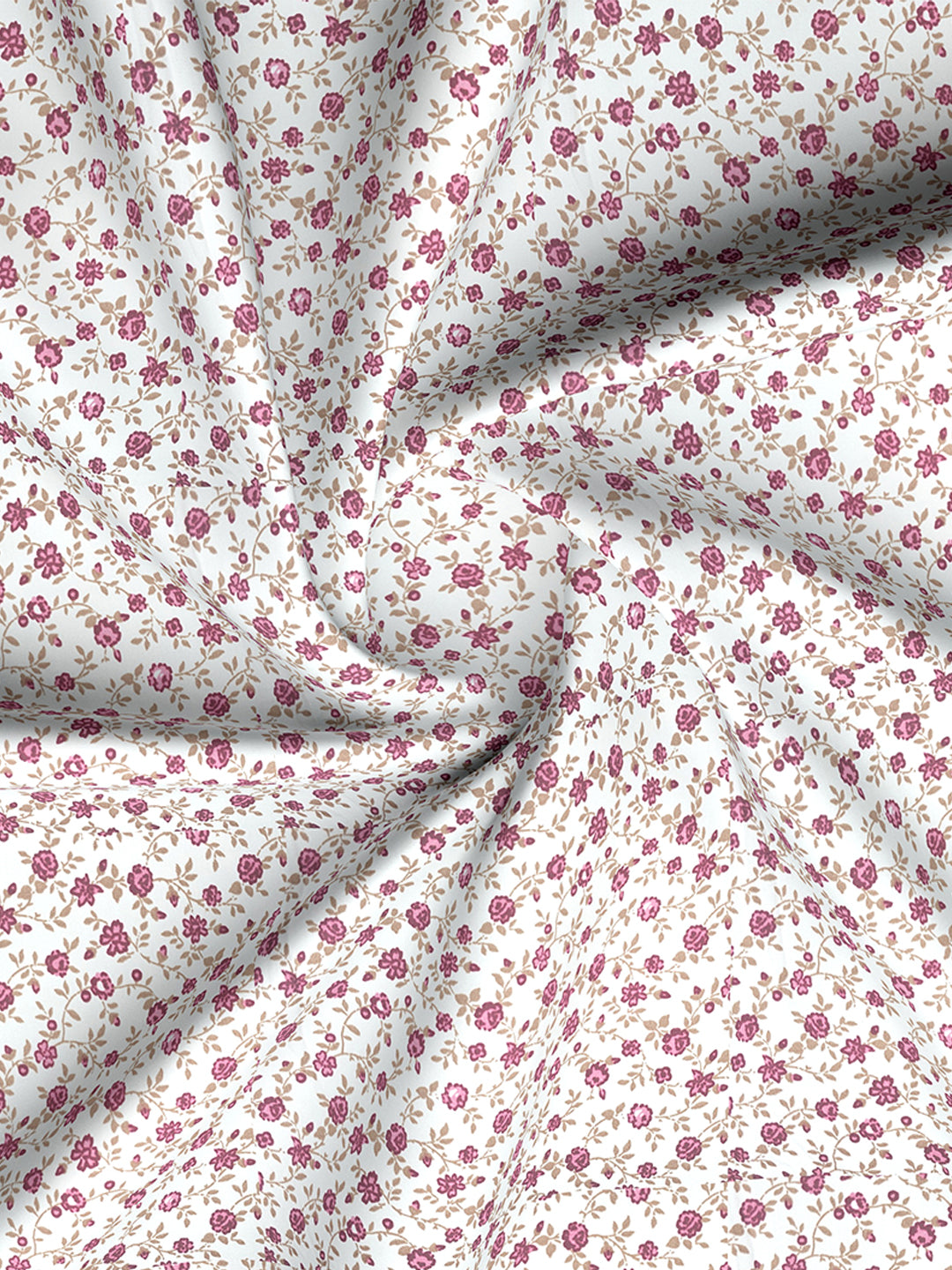 Haven 100% Cotton 300 TC Floral Print Reversible Dohar - Double (100 L x 90 W inches)