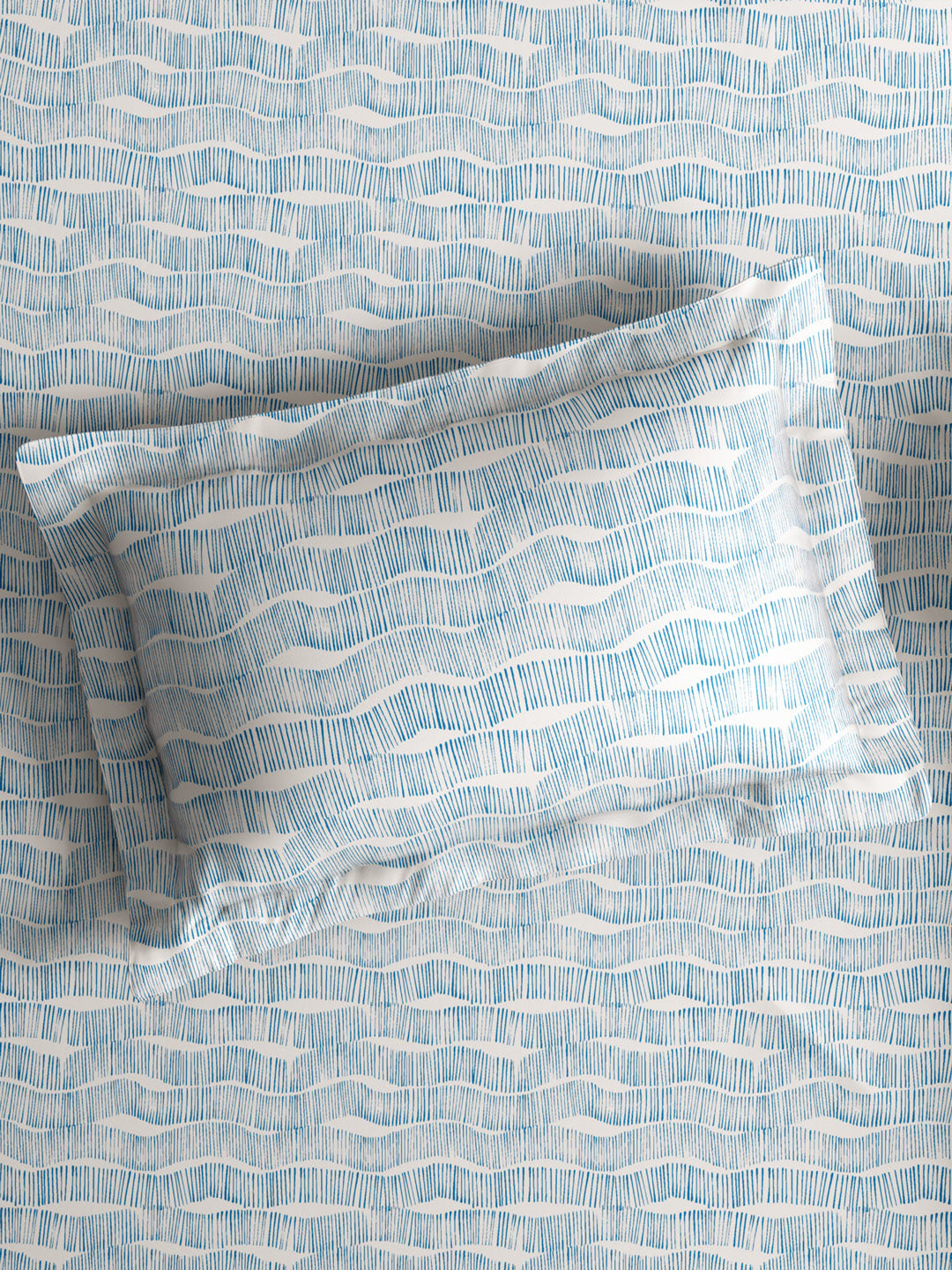 Cottage Garden 100% Cotton 300 TC King Bedsheet with 2 Pillow Covers | Printed Bedsheet Set