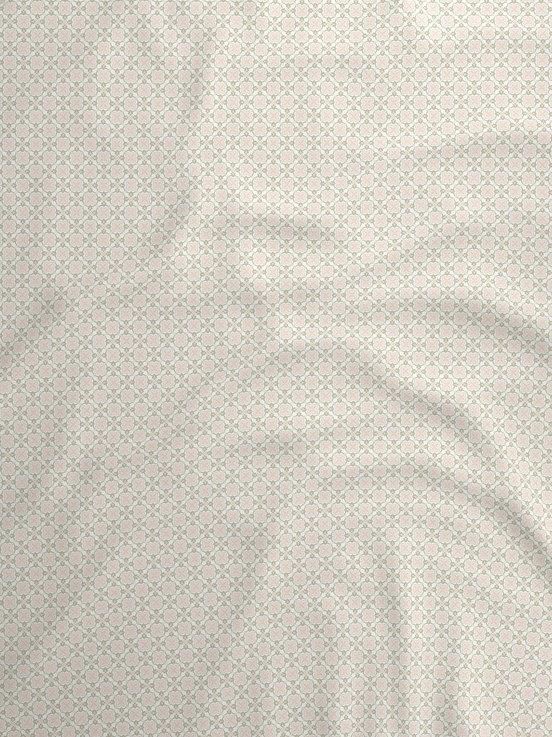 100% Cotton 300 TC, Printed Single Bedsheet Set, Cottage Garden