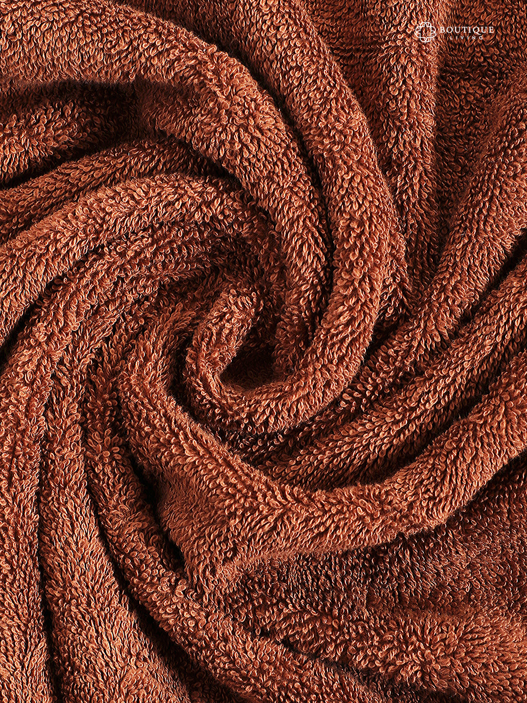 100% Cotton, Brown Bath Towel, Sandalwood Aroma, 525 GSM (Nature Bouquet Collection) - Pack of 1