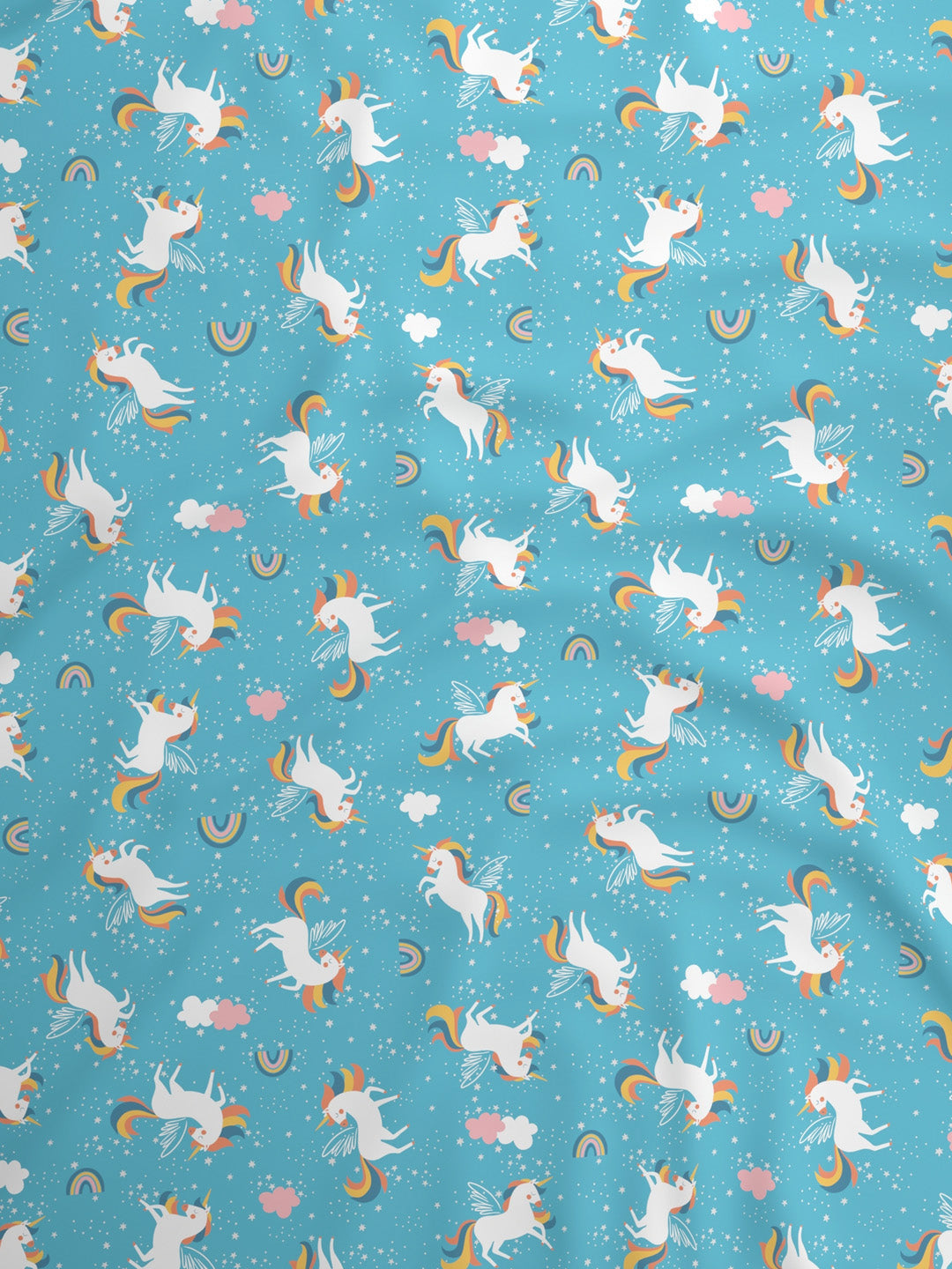 100% Cotton 200 TC, Printed Double Bedsheet Set for Kids, Rock N Room