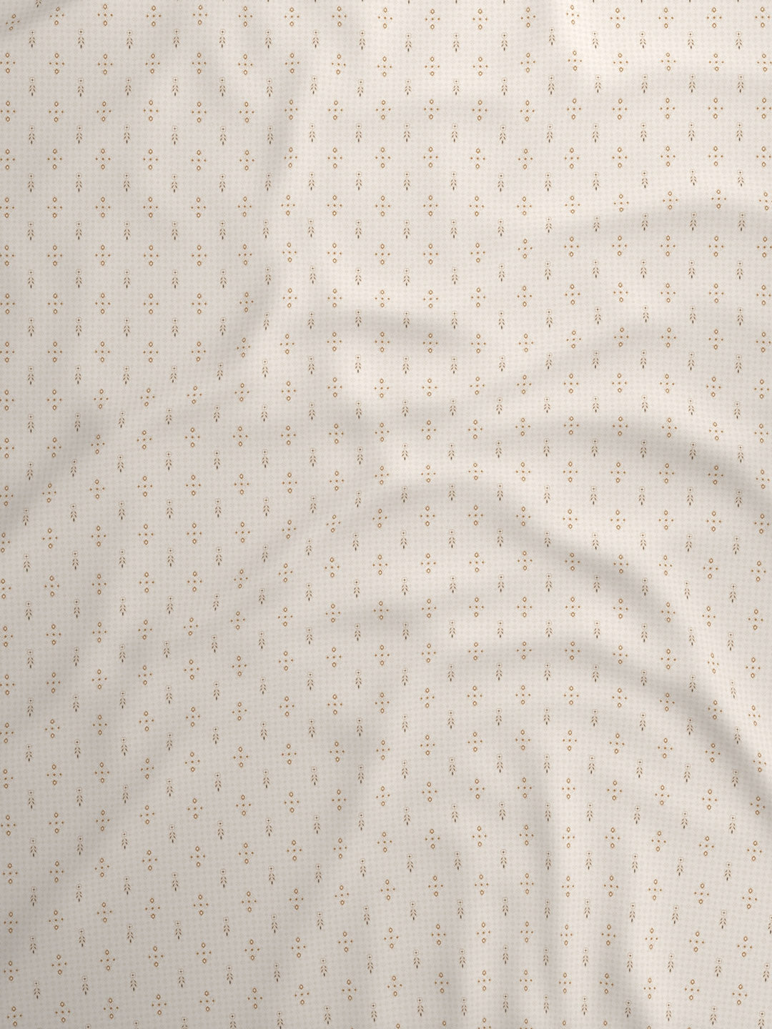100% Kasturi Cotton King Bedsheet Set, 200 TC Printed, Indo Musk