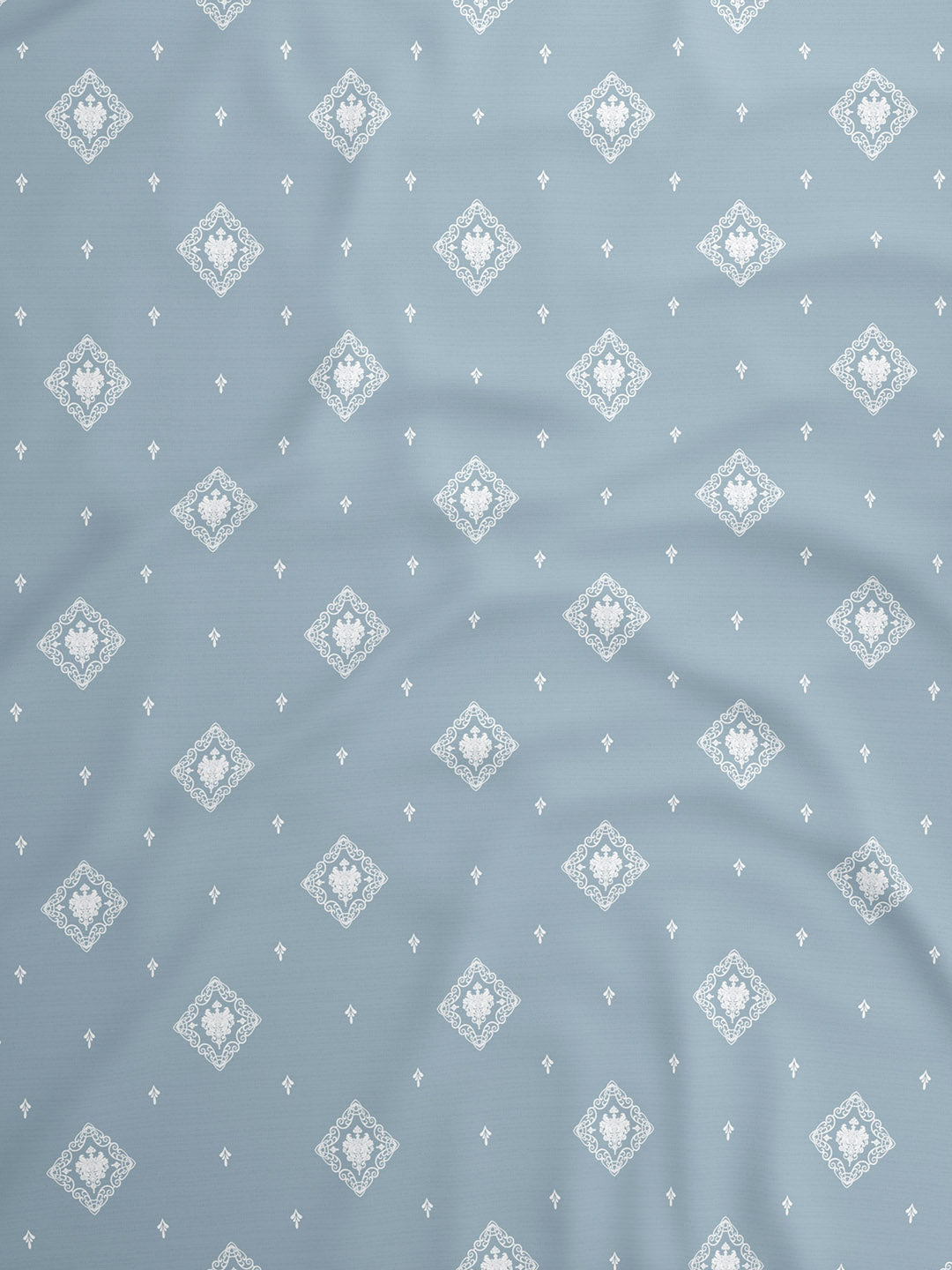 100% Kasturi Cotton King Bedsheet Set, 200 TC Printed, Indo Musk