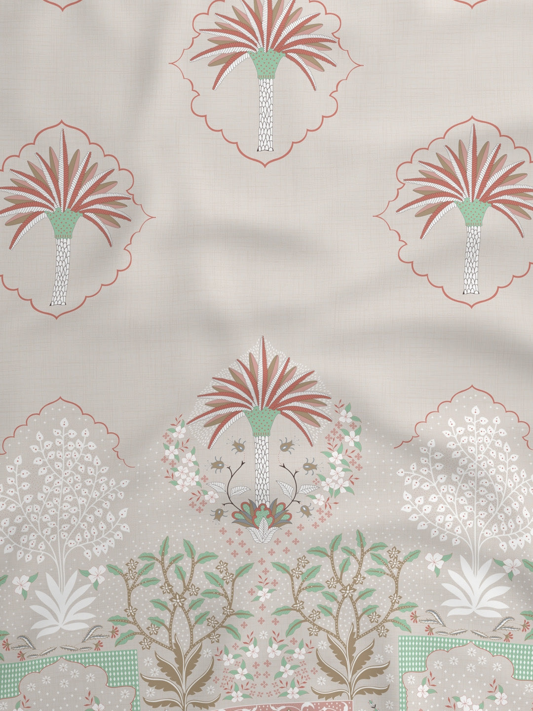 100% Cotton King Bedsheet Set, 200 TC Floral, Valatia