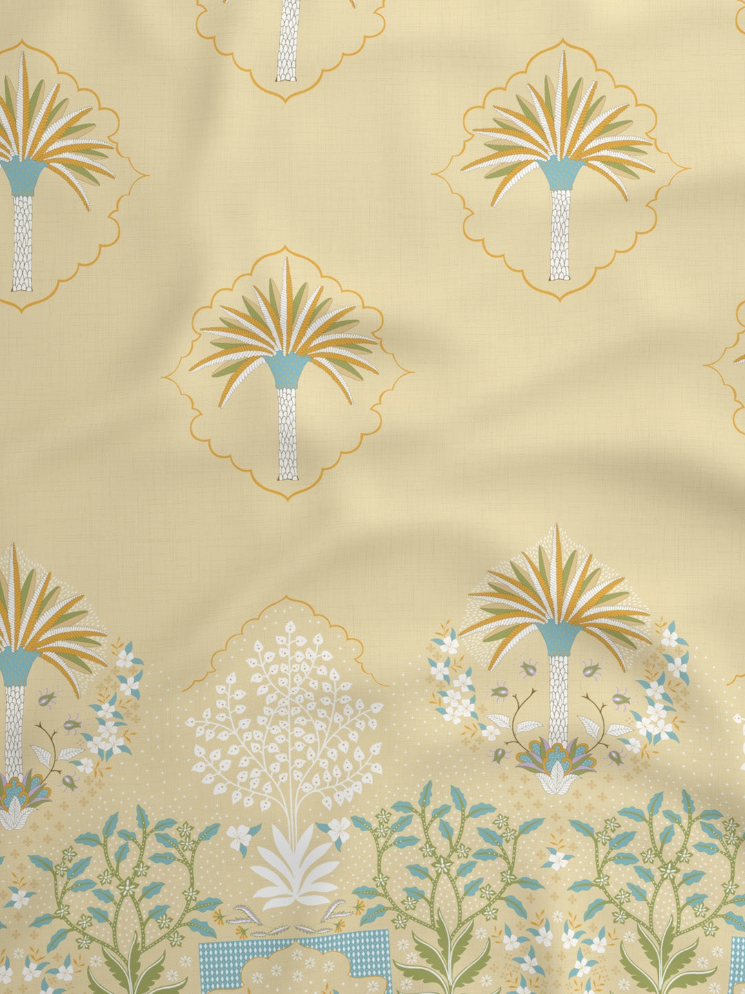 100% Cotton King Bedsheet Set, 200 TC Floral, Valatia