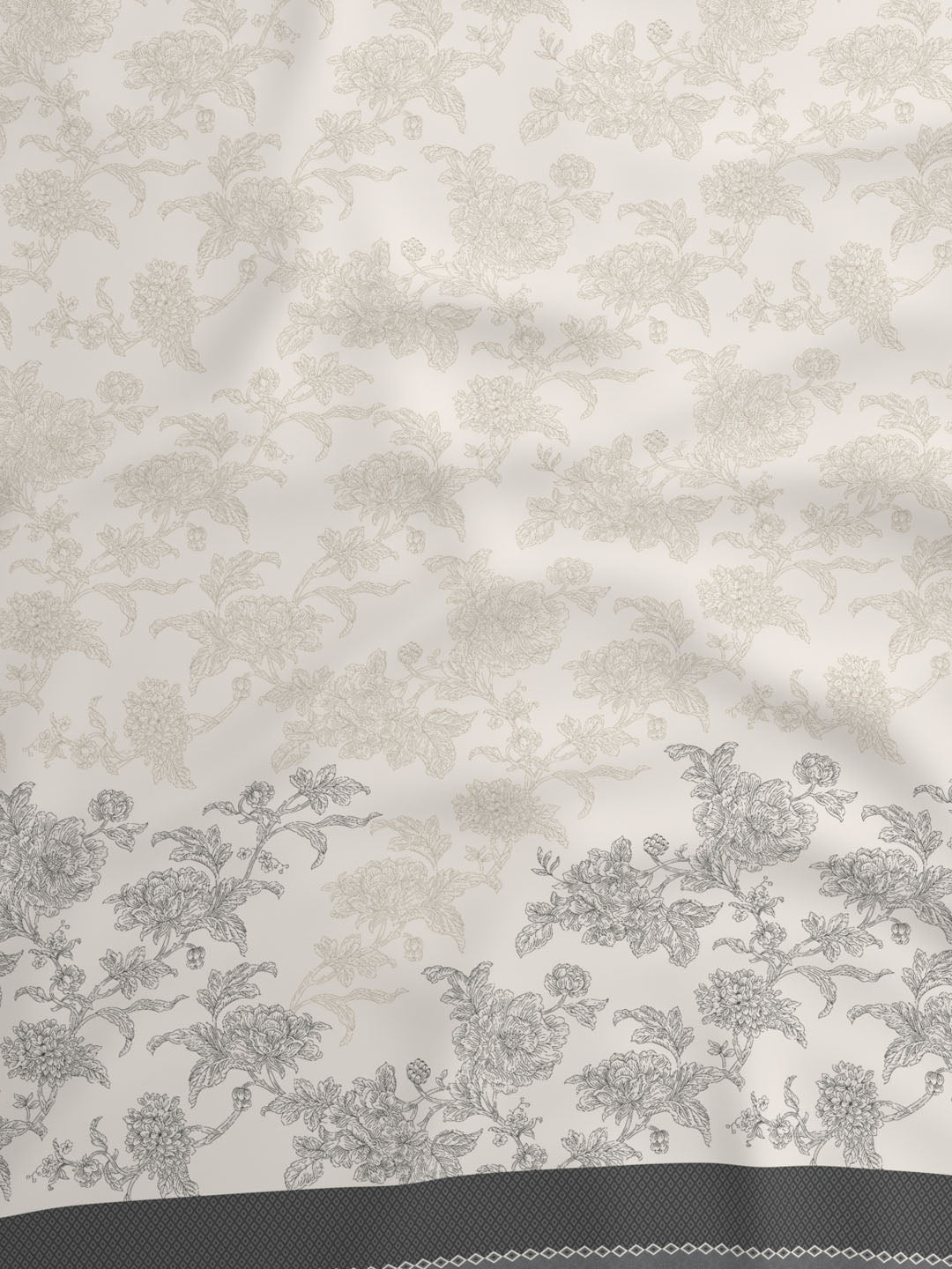 100% Cotton King Bedsheet Set, 200 TC Floral, Valatia