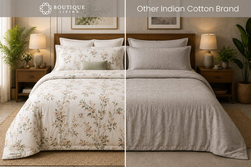 Cotton Bedsheets in India: How Boutique Living Compares with Other Brands