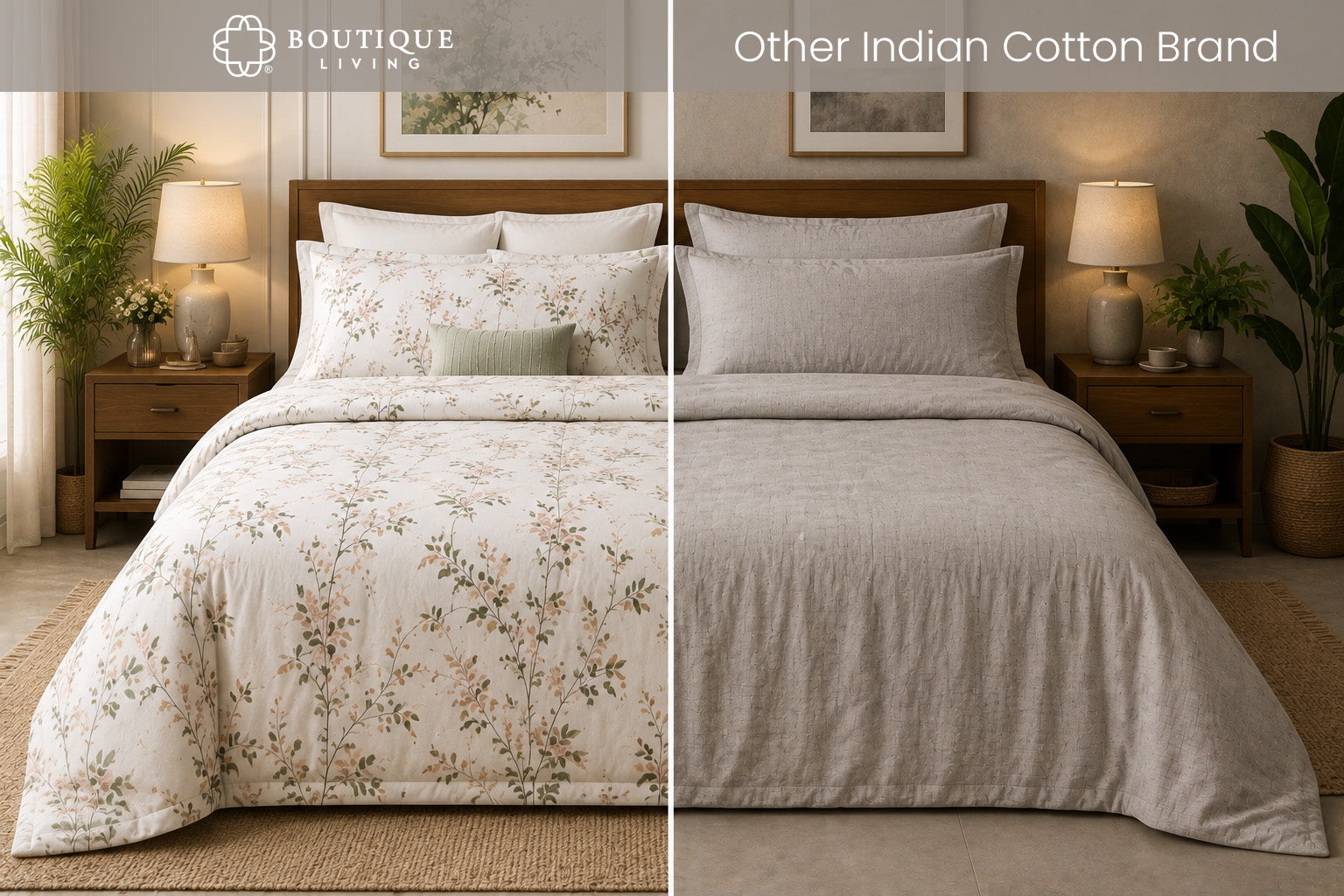 Cotton bedsheets in India