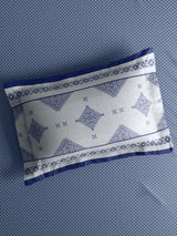 Heritage Walk 100% Egyptian Cotton 200 TC Blue Ethnic Print King Bedsheet with 2 Pillow Covers