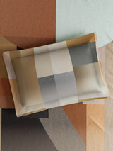 Gardenia Augusta 100% Cotton 300 TC King Bedsheet with 2 Pillow Covers | Grey & Beige Digitally Printed