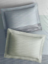 100% Cotton King Bedsheet Set with 4 Pillow Covers & 2 Cushion Covers, 400 TC Grey Geometrical, Royal Essence