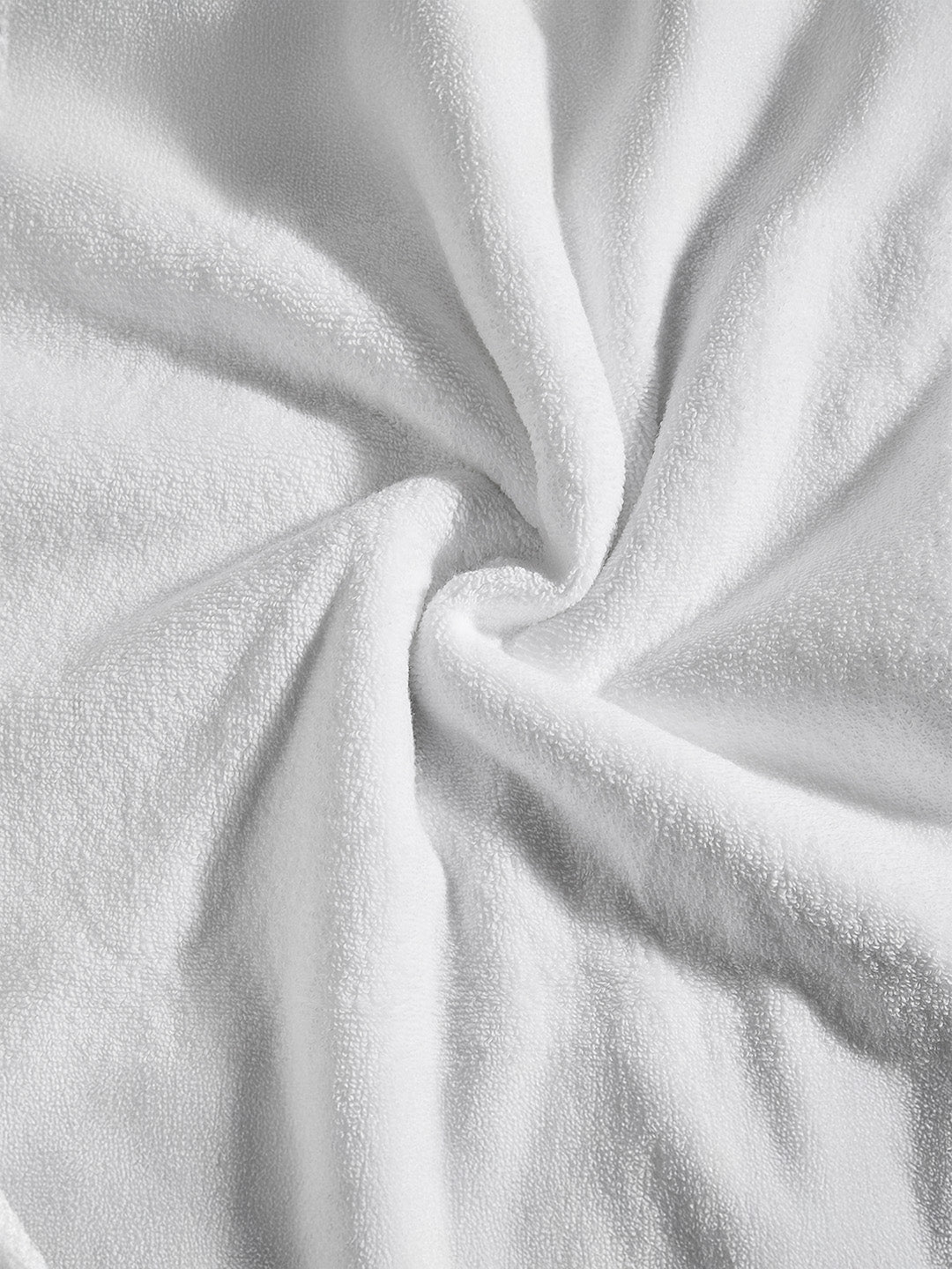 Platinum Pulse 100% Cotton 625 GSM White Hand Towels (Pack of 2)