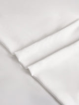 Emblem 100% Cotton 300 TC King Bedsheet with 4 Pillow Covers | Bright White Dyed Solid Bedsheet Set
