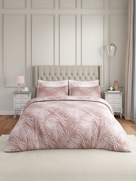 Luxe Loom 100% Cotton 600 TC King Bedsheet with 4 Pillow Covers & 2 Cushion Covers | Printed Bedsheet Set