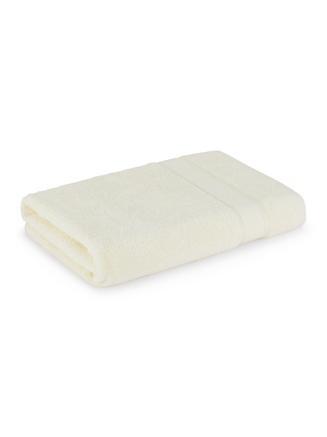 Luxe Loom 100% Cotton 550 GSM Bath Towel - Vanilla Ice (Cream)