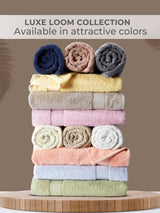 Luxe Loom 100% Cotton 550 GSM Bath Towel - Blush Pink