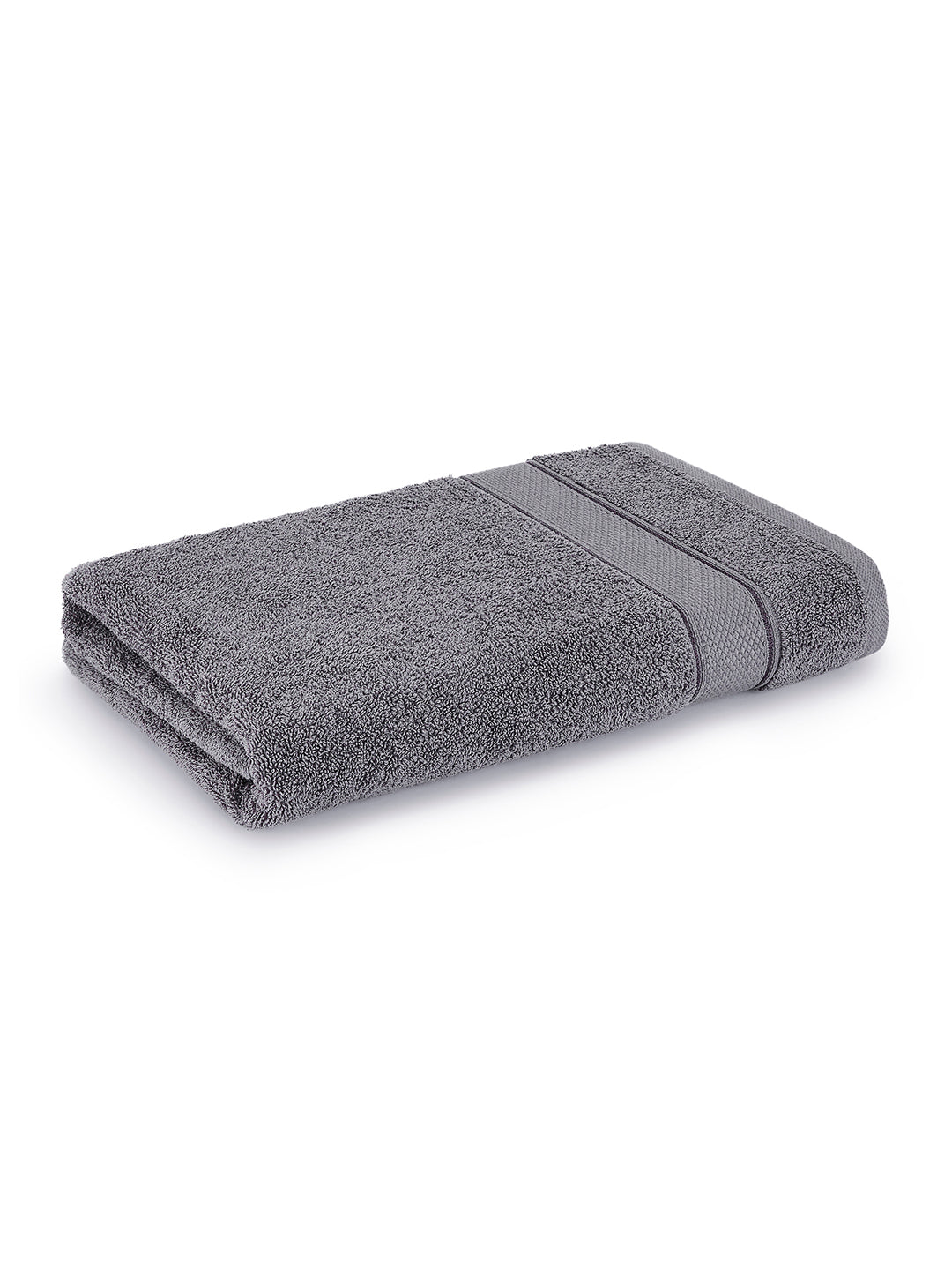 Luxe Loom 100% Cotton 550 GSM Bath Towel - Grey Beauty