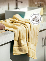 Platinum Pulse 100% Cotton 625 GSM Bath Towel - Beige