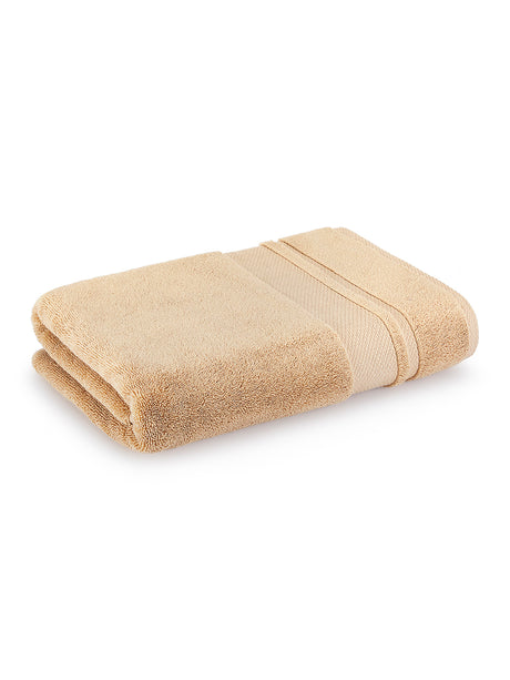Platinum Pulse 100% Cotton 625 GSM Bath Towel - Brazilian Sand (Brown)