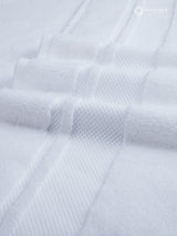 Platinum Pulse 100% Cotton 625 GSM Bath Towel - White (Pack of 1)