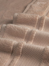 Platinum Pulse 100% Cotton 625 GSM Bath Towel - Grey Mushroom (Pack of 1)