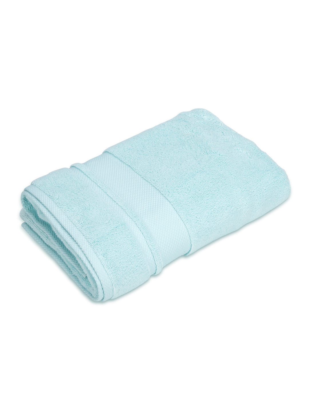 Platinum Pulse 100% Cotton 625 GSM Bath Towel - Sky Light (Blue) (Pack of 1)