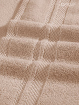 Platinum Pulse 100% Cotton 625 GSM Grey Hand Towels (Pack of 2) - Zero Twisted Technology
