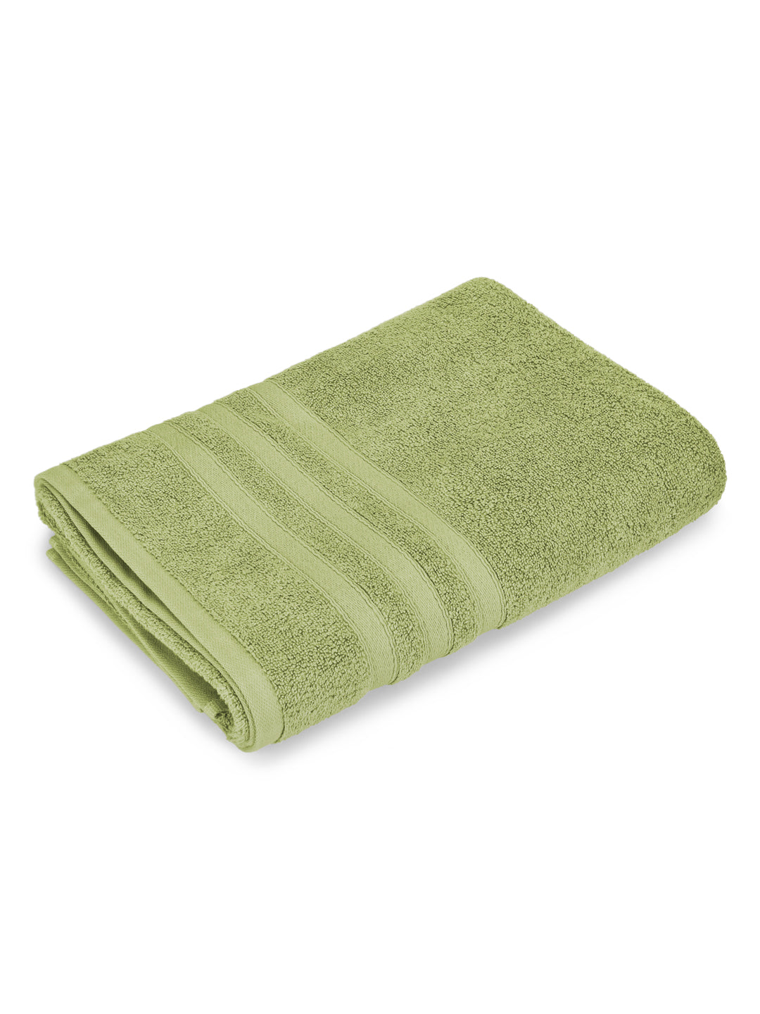 Zen Living Cotton Bamboo 550 GSM Bath Towel - Green (Pack of 1)