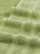 Zen Living Cotton Bamboo 550 GSM Bath Towel - Green (Pack of 1)