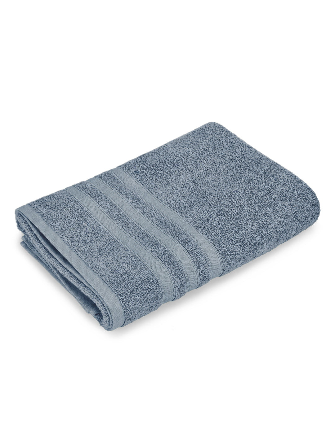 Zen Living Cotton Bamboo 550 GSM Bath Towel - Blue Dawn (Pack of 1)